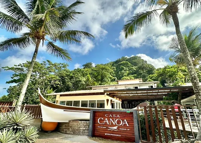 Pousada Casa Canoa - Pe Na Areia & Alta Gastronomia Guarujá